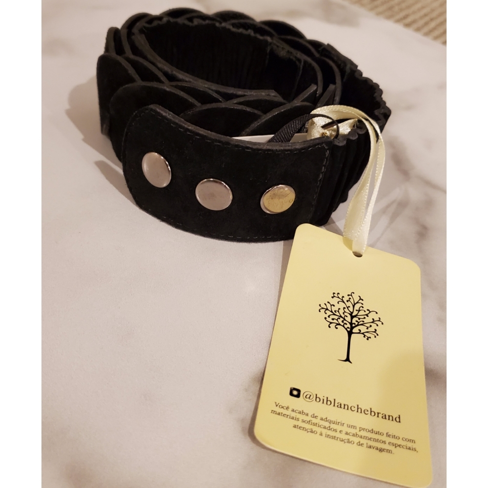 Biblanche Black waves belt